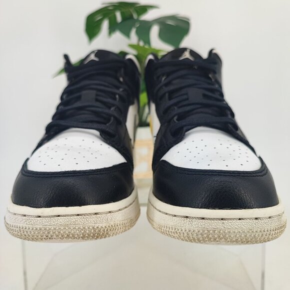 Nike Youth Air Jordan Retro 1 Mid  Multi-color Leather Sneaker Size 7Y - Picture 2 of 8